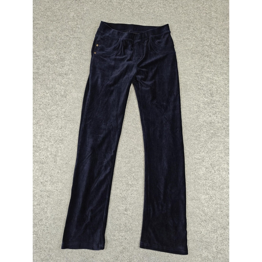 Lidy Corduroy Pants Womens S-M Navy Blue Stretch Jegging Pull On Pockets